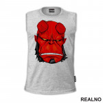 Hellboy - Angry Face - Majica