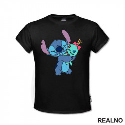 Stič Grli Svoju Igračku - Crtani Filmovi - Majica