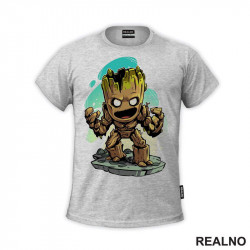 Caricature - Groot - Guardians of the Galaxy - Majica