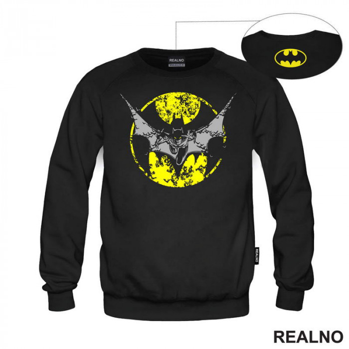 Yellow Moon - Grey Bat - Batman - Duks