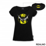 Yellow Moon - Grey Bat - Batman - Majica