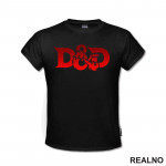 Red Logo - Spitting Fire - D&D - Dungeons And Dragons - Majica