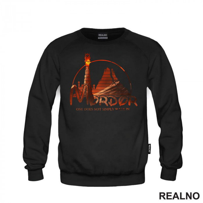 Mordor - One Does Not Simply Walk In - Colors Of - Lord Of The Rings - LOTR - Duks