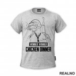 Chicken Dinner - Pubg - Games - Majica