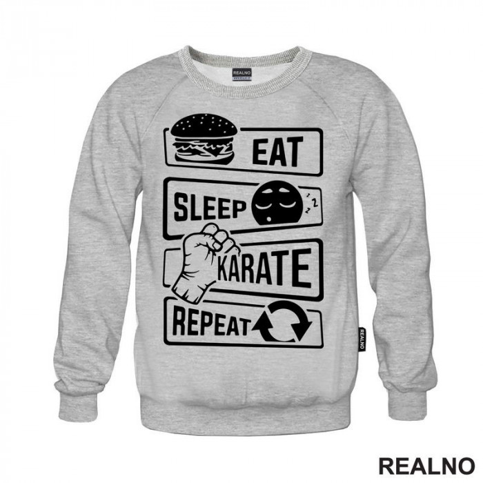 Eat, Sleep, Karate, Repeat - Duks