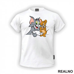 Tom I Džeri - Prijatelji - Crtani Filmovi - Majica