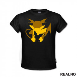 Evolucija Pikaču - Pokemoni - Majica