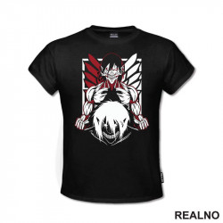 Shadows And Red Lines - Attack On Titan - Majica