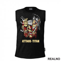 Colossal, Armored And Attack - Attack On Titan - Majica