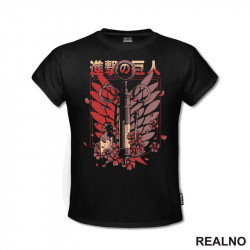 The Survey Corps With Flowers - Attack On Titan - Majica