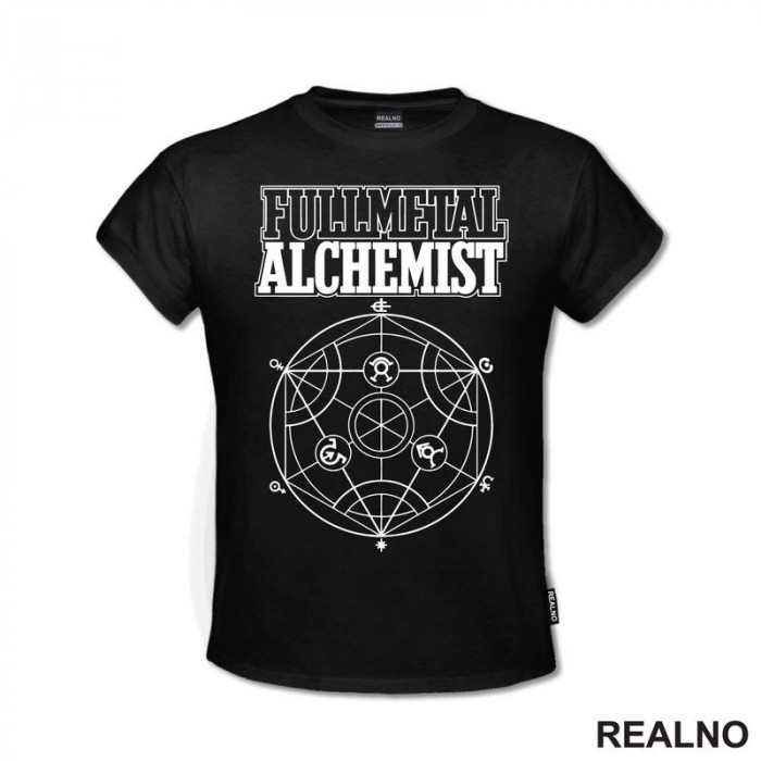 Logo And Transmutation - Fullmetal Alchemist - Anime - Majica