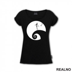 Moon And Jack Skellington - Majica Moon And Jack Skellington - Majica