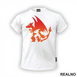 Čarizard - Transformacija - Pokemoni - Majica