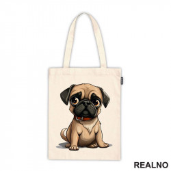 Slatki Mops Sedi - Pug - Pas - Dog - Ceger