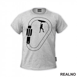 Rock Climbing - Carabiner - Priroda - Majica