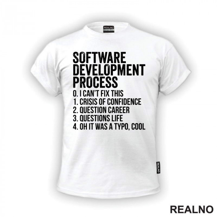 Software Development Process - Geek - Majica