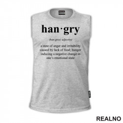 Hangry - State Of Anger - Hrana - Food - Majica