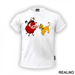 Simba, Pumba I Timon - Crtani Filmovi - Majica