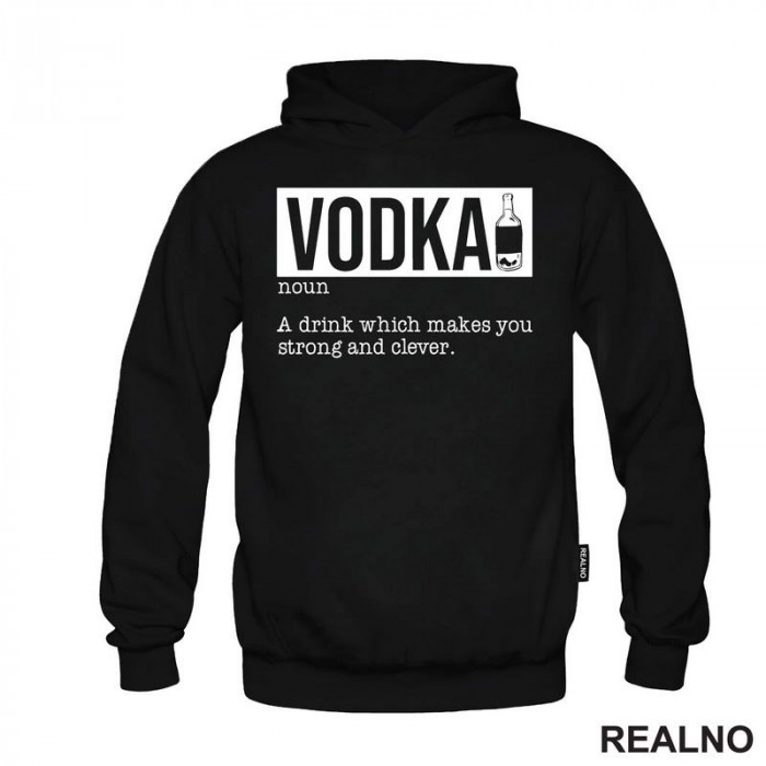 Vodka - A Drink That Makes You Strong And Clever - Humor - Duks