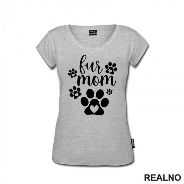 Fur Mom - Životinje - Majica