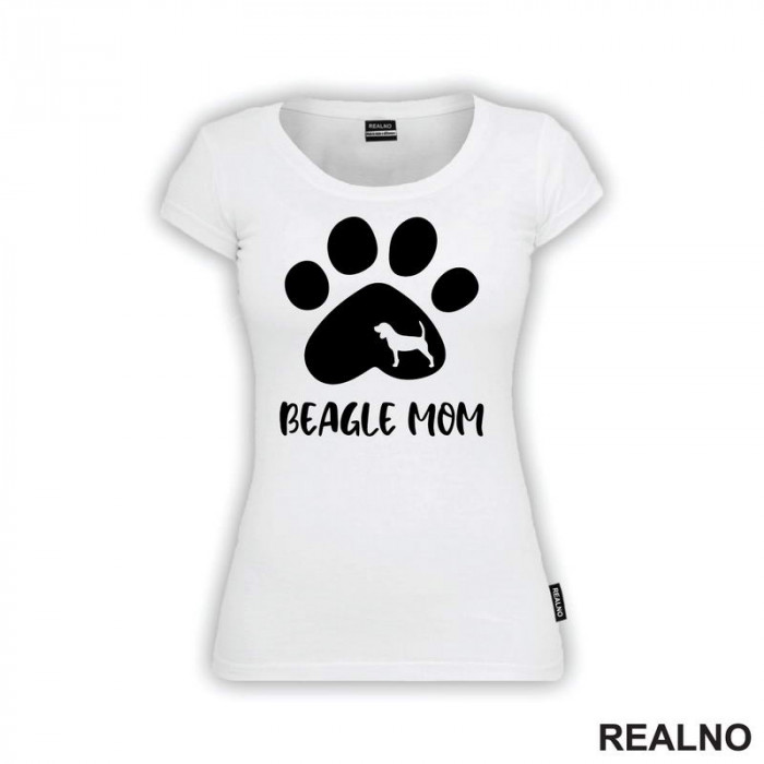 Beagle Mom - Pas Bigl - Dog - Psi - Majica