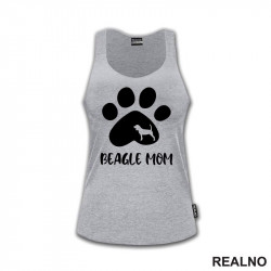 Beagle Mom - Pas Bigl - Dog - Psi - Majica