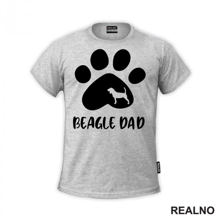 Beagle Dad - Pas Bigl - Dog - Psi - Majica