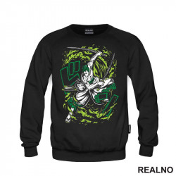 Green Fire - Zoro - One Piece - Duks