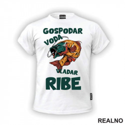 Gospodar Voda, Vladar Ribe - Pecanje - Fishing - Majica
