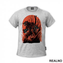 Vukodlak U Šumi - Vuk - Wolf - Životinje - Majica