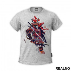 OUTLET - Siva muška majica veličine XL - Samurai