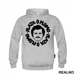 Plata O Plomo Pablo Escobar Head Illustration - Narcos - Duks