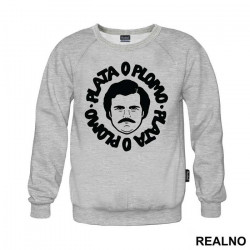 Plata O Plomo Pablo Escobar Head Illustration - Narcos - Duks