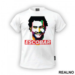 Pablo Escobar Polygonal Art - Narcos - Majica