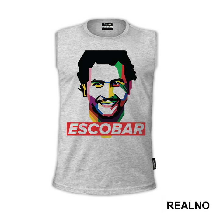 Pablo Escobar Polygonal Art - Narcos - Majica
