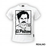 El Patron Pablo Escobar Face - Narcos - Majica