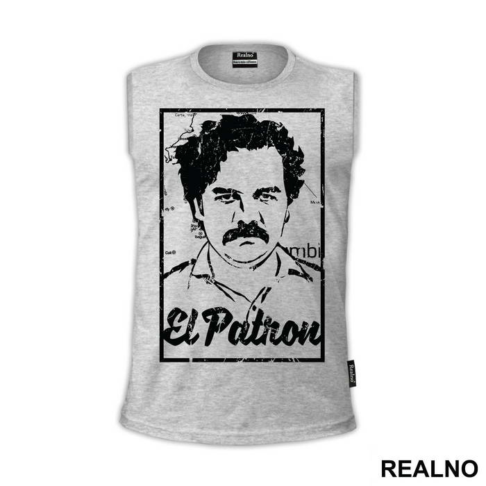 El Patron Pablo Escobar Face - Narcos - Majica