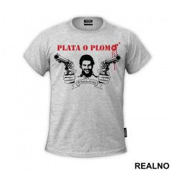 Plata O Plomo Pablo Escobar With Guns - Narcos - Majica