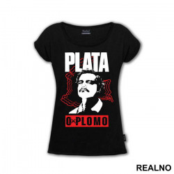 Plata O Plomo Red Outline - Narcos - Majica