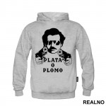 Plata O Plomo Pablo Escobar Holding Two Guns - Narcos - Duks