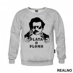 Plata O Plomo Pablo Escobar Holding Two Guns - Narcos - Duks