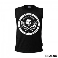 Plata O Plomo Pablo Escobar In A Circle - Narcos - Majica