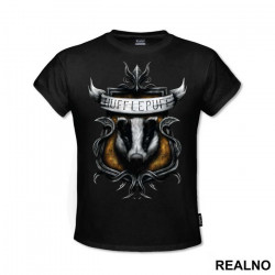 Hufflepuff Yellow Crest - Harry Potter - Majica