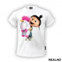Agnes With Her Unicorn - It's So Fluffy, I'm Gonna Die - Minions - Majica
