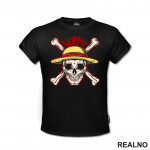 Luffy Skull - One Piece - Majica