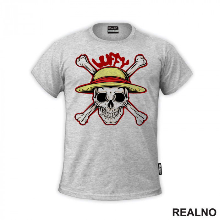 Luffy Skull - One Piece - Majica