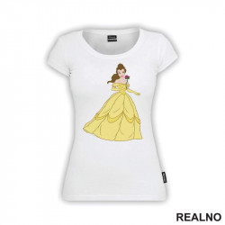 Bela U Zlatnoj Haljini - Lepotica i Zver - Crtani FIlmovi - Majica