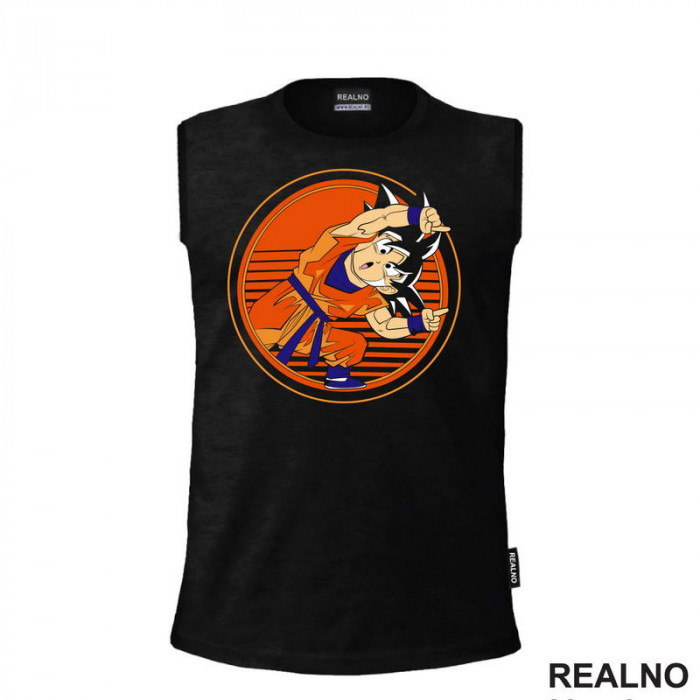Kid In Orange Circle - Goku - Dragon Ball - Majica