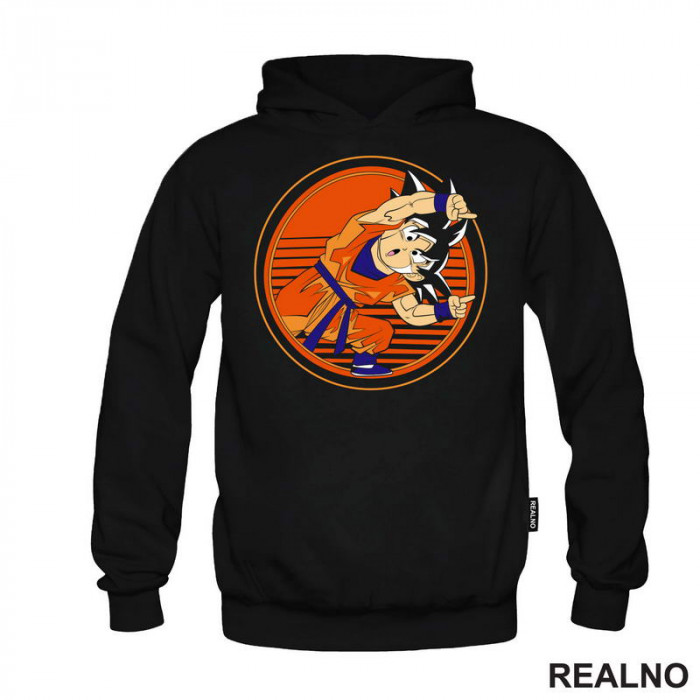 Kid In Orange Circle - Goku - Dragon Ball - Duks