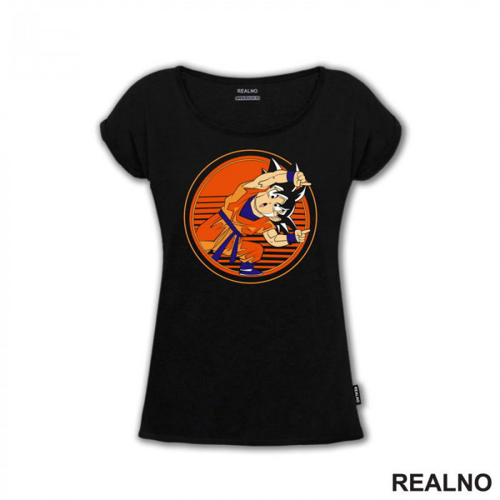 Kid In Orange Circle - Goku - Dragon Ball - Majica